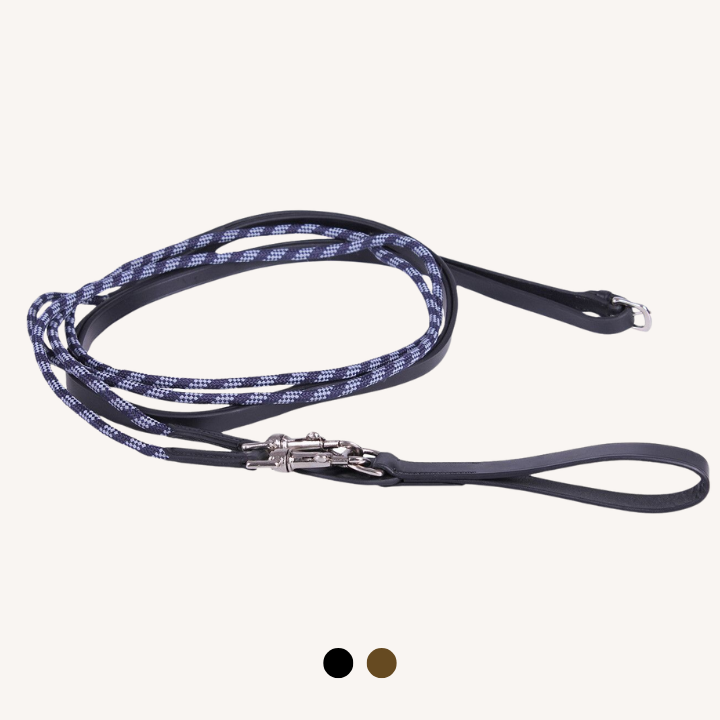 Qhp - Rênes Allemandes Luxe noires