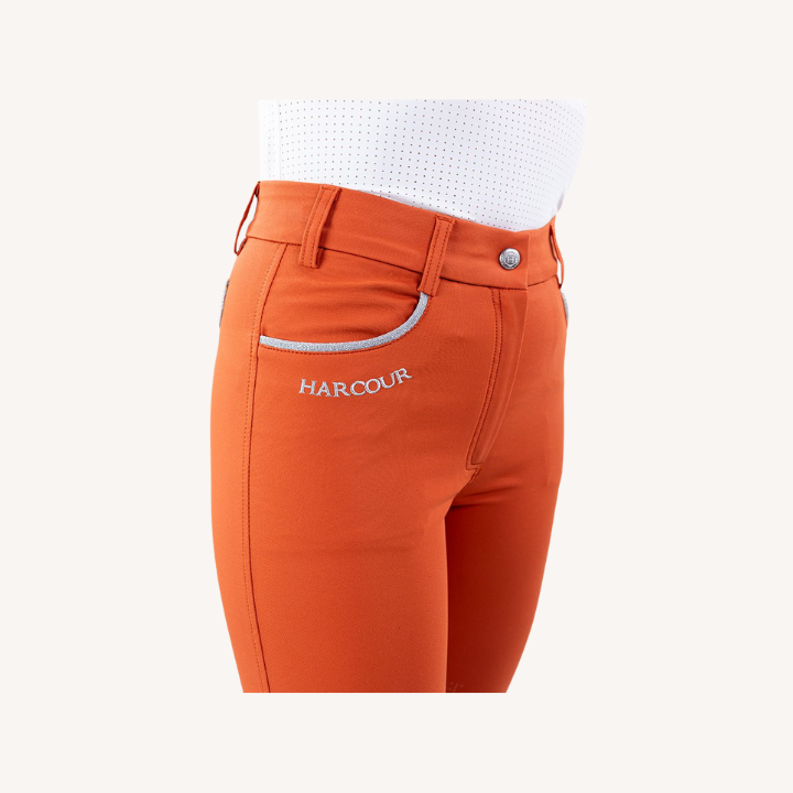 Harcour - Pantalon équitation Jaltika - Fix System Grip - Fauve