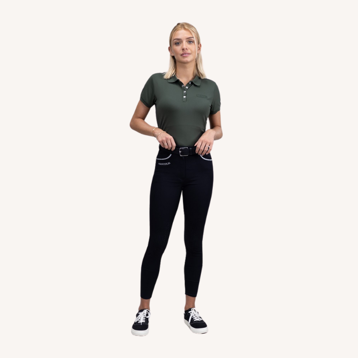 Harcour - Pantalon équitation Jaltika - Fix System Grip - Noir