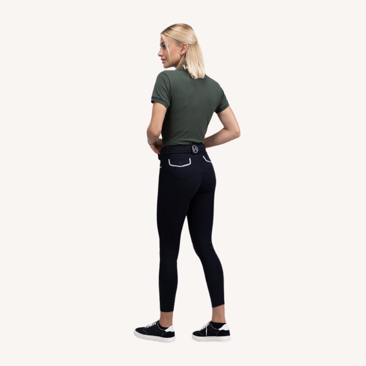 Harcour - Pantalon équitation Jaltika - Fix System Grip - Noir