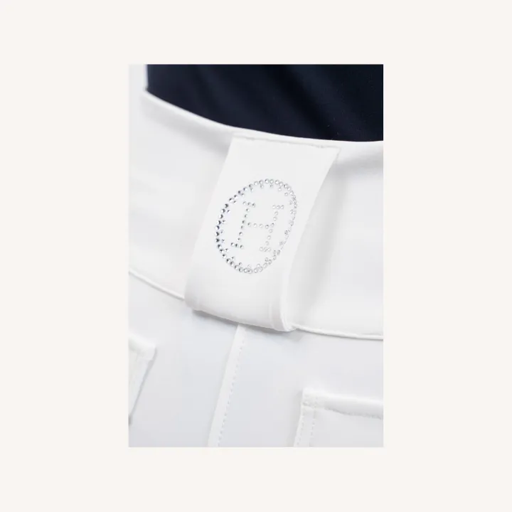 Harcour - Pantalon équitation Luce - Poche latérale - Blaanc