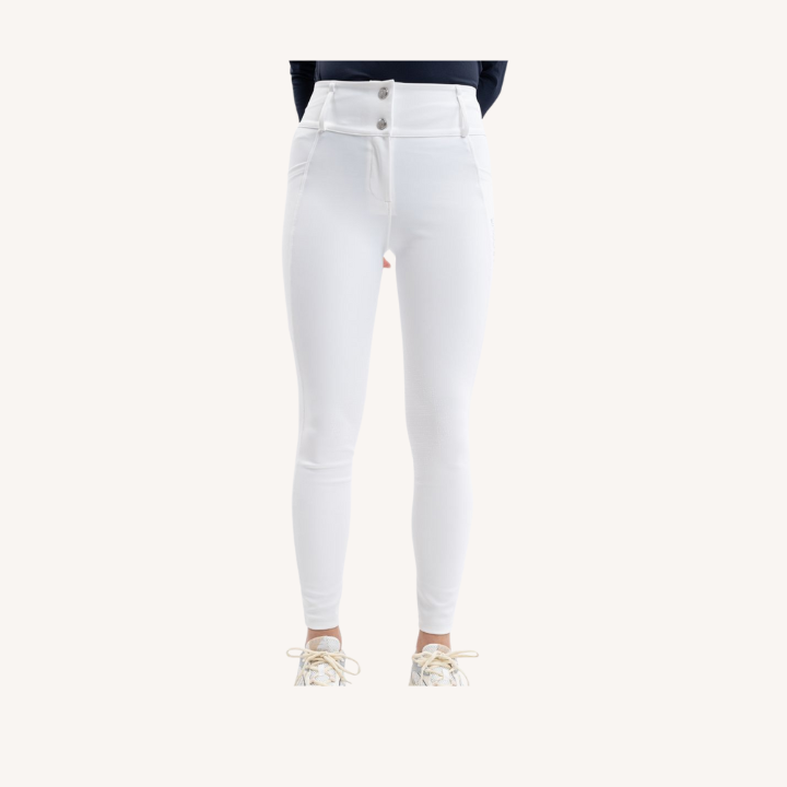 Harcour - Pantalon équitation Luce - Poche latérale - Blaanc