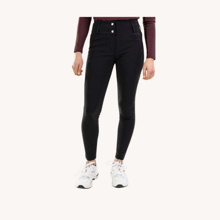 Harcour - Pantalon équitation Luce - Poche latérale - Noir
