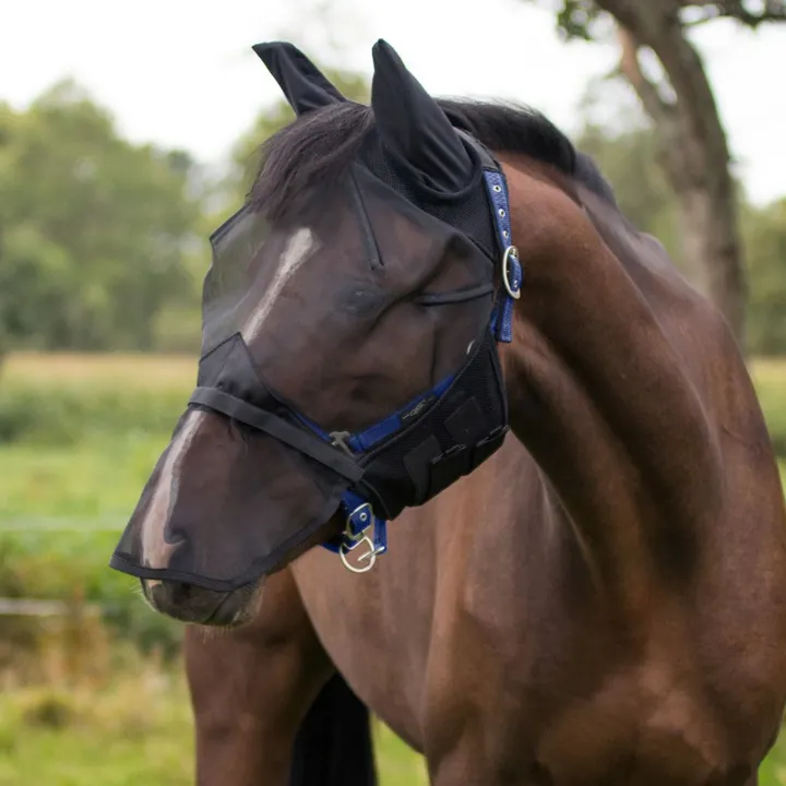 Qhp - Bonnet anti mouche - Clapet de Nez détachable - Noir