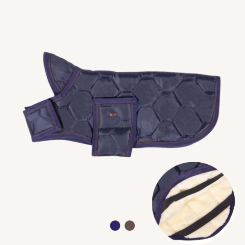Qhp - Couverture pour chien classy marine