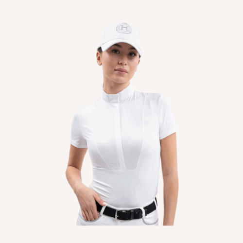 Harcour - Polo de concours Shine - Blanc
