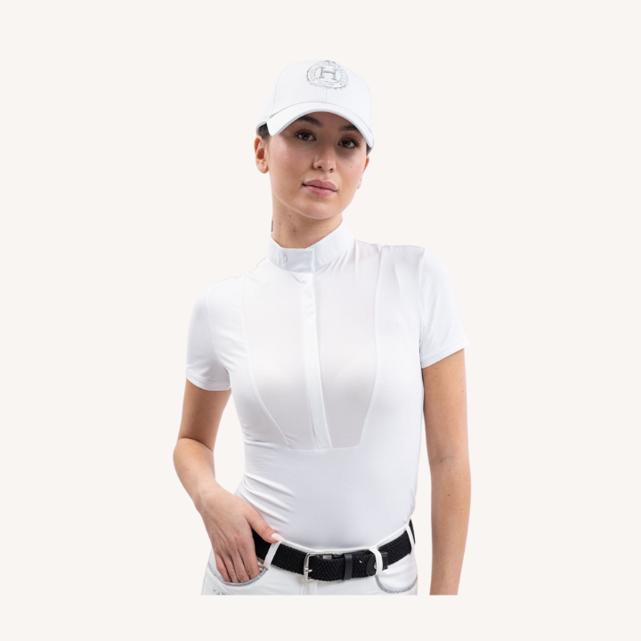 Harcour - Polo de concours Shine - Blanc