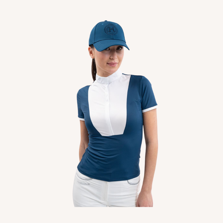 Harcour - Polo de concours Shine - Bleu Lagon