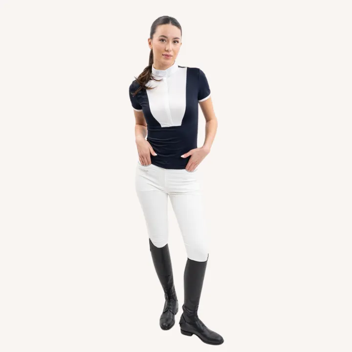 Harcour - Polo de concours Shine - Bleu Marine