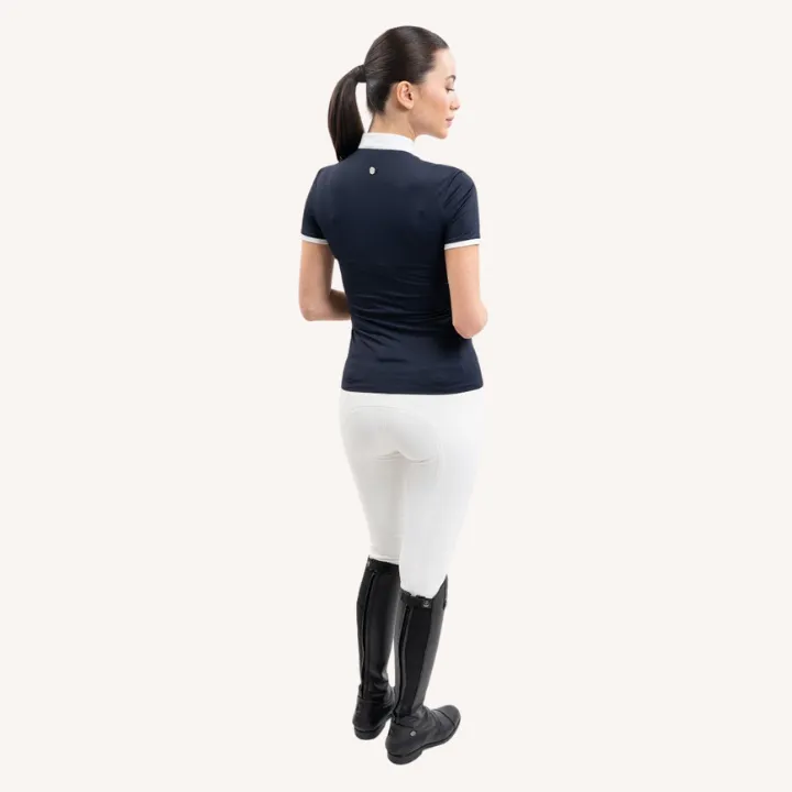 Harcour - Polo de concours Shine - Bleu Marine