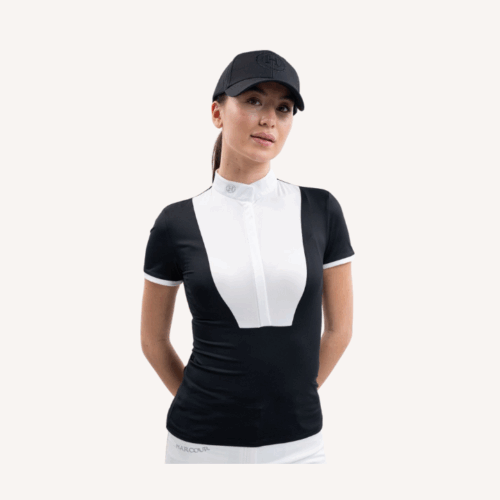 Harcour - Polo de concours Shine - Noir