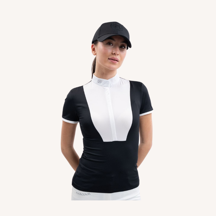 Harcour - Polo de concours Shine - Noir