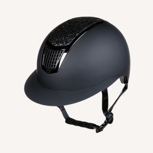 Hkm - Casque d'équitation Glamour Shield - NoirNoir
