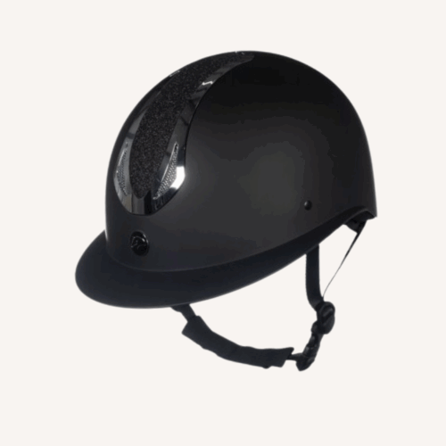 Hkm - Casque d'équitation Illusion NoirArgenté