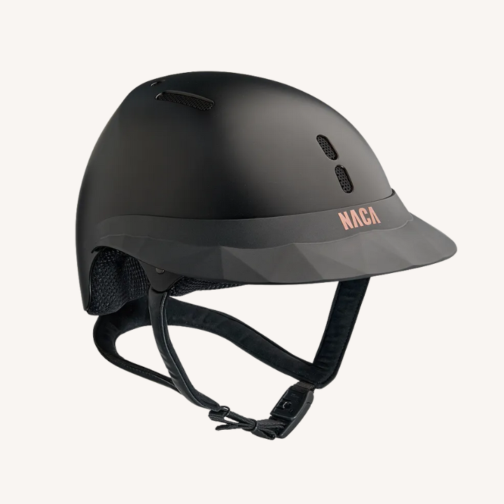 Naca - Casque d'équitation Gravity S - Visière Large - Mat Noir