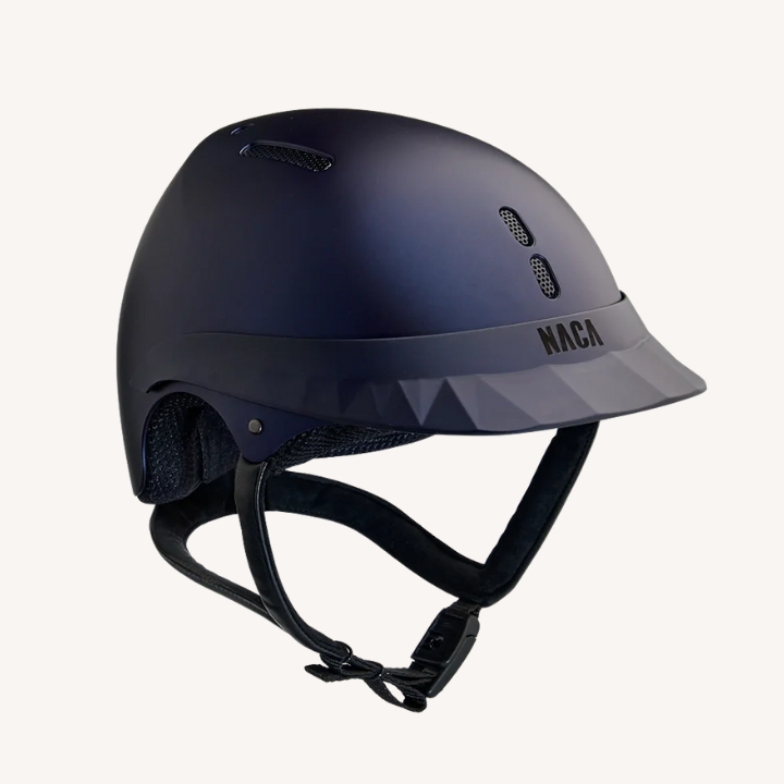 Naca - Casque d'équitation Gravity S - Visière Standard - Mat Bleu