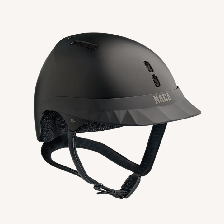 Naca - Casque d'équitation Gravity S - Visière Standard - Mat Noir