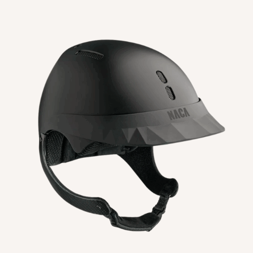 Naca - Casque d'équitation Gravity XP - Visière Standard - Mat Noir