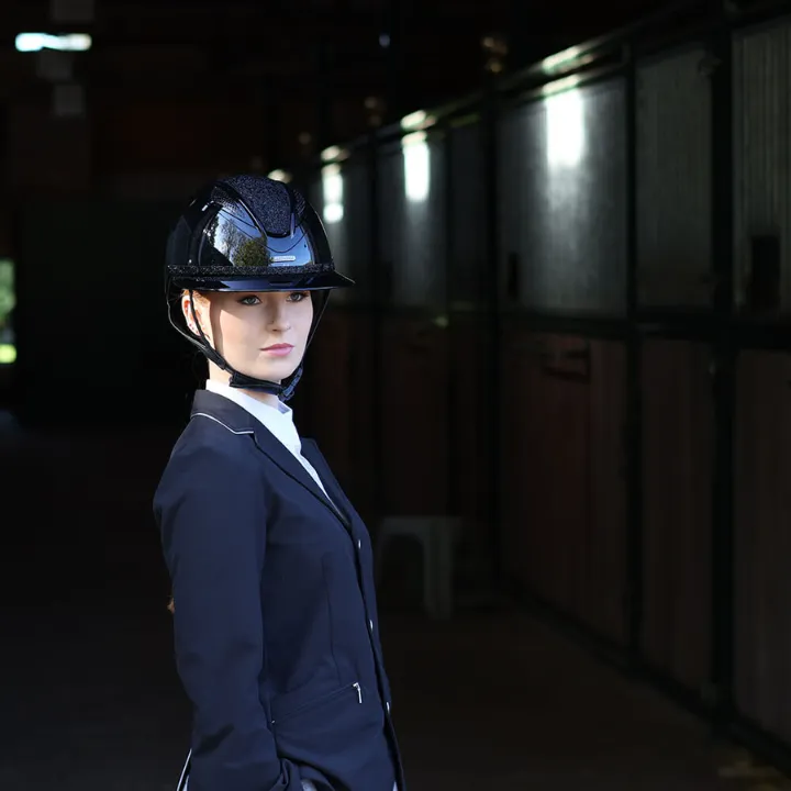 Lami-Cell - Casque d'équitation Amélia - Visière large - Système Mips