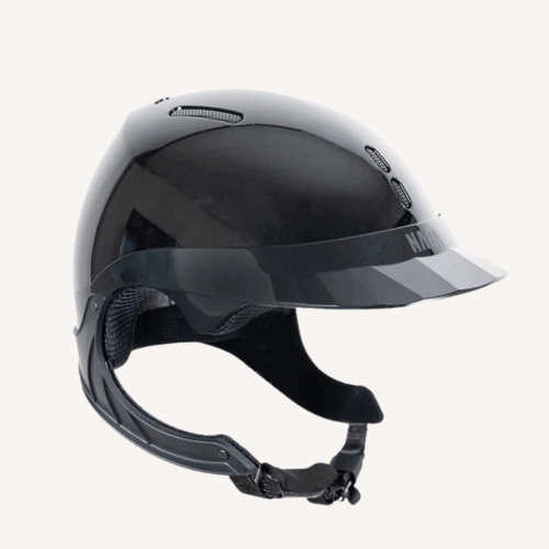 Naca - Casque d'équitation Gravity TR - Visière Standard - Brillant Noir
