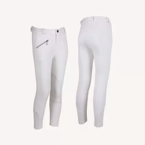 Qhp - Pantalon équitation Junior - blanc