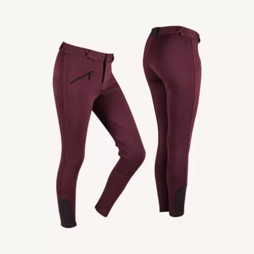 Qhp - Pantalon équitation Junior - bordeaux
