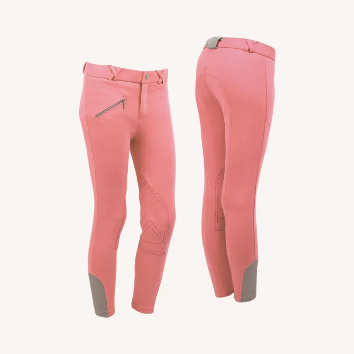 Qhp - Pantalon équitation Junior - flamingo