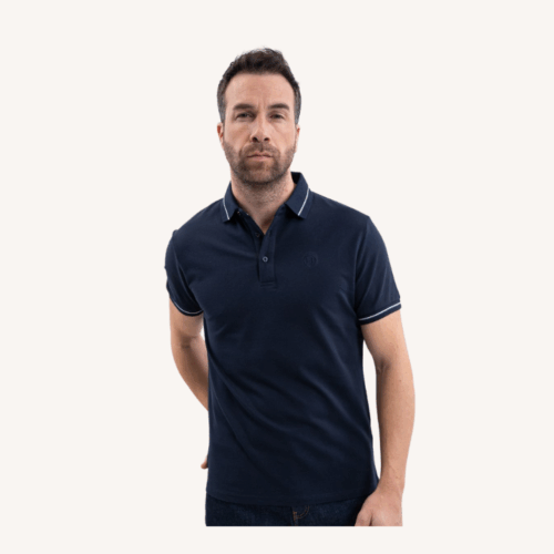 Harcour - Polo Oscar - bleu marine