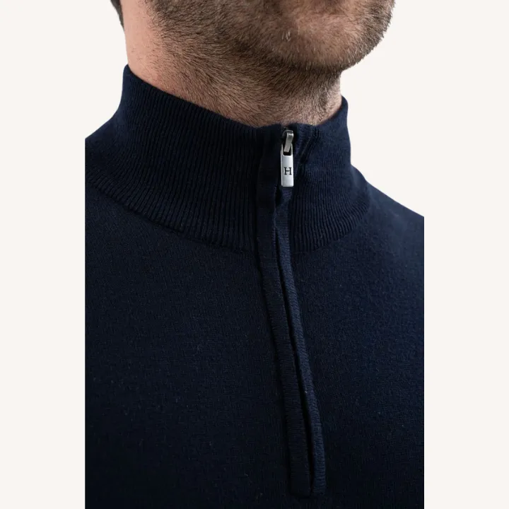 Harcour - Pull Parmo - bleu marine