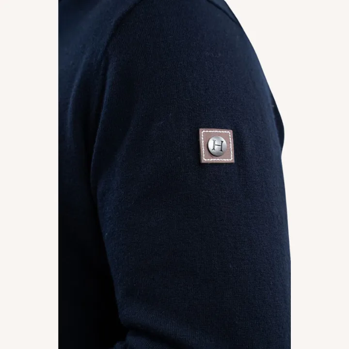 Harcour - Pull Parmo - bleu marine