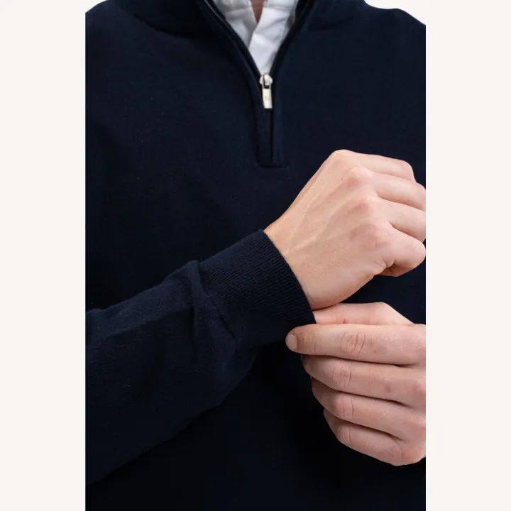Harcour - Pull Parmo - bleu marine