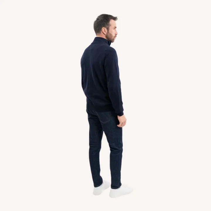 Harcour - Pull Parmo - bleu marine