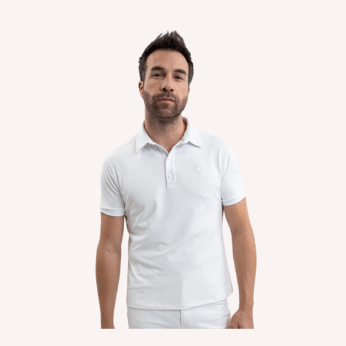 Harcour - Polo de concours Preston - Blanc