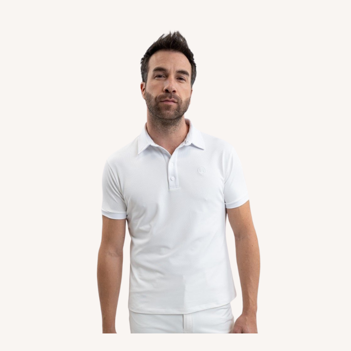 Harcour - Polo de concours Preston - Blanc