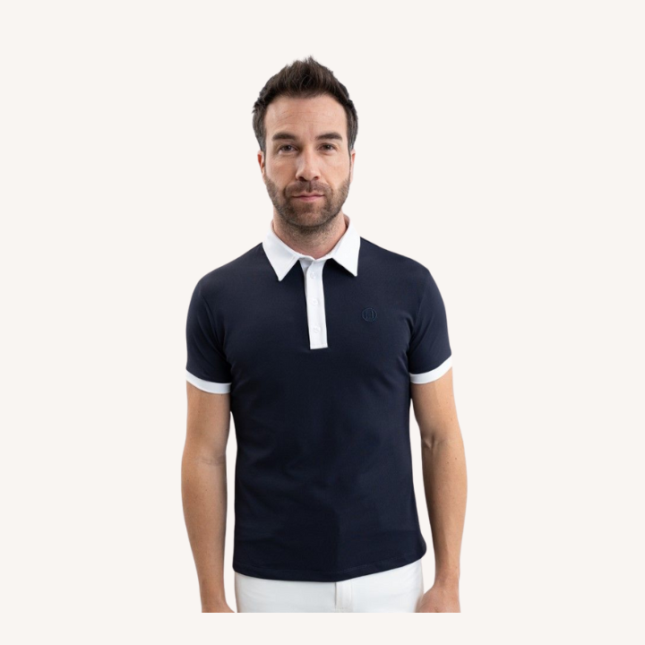 Harcour - Polo de concours Preston - marine