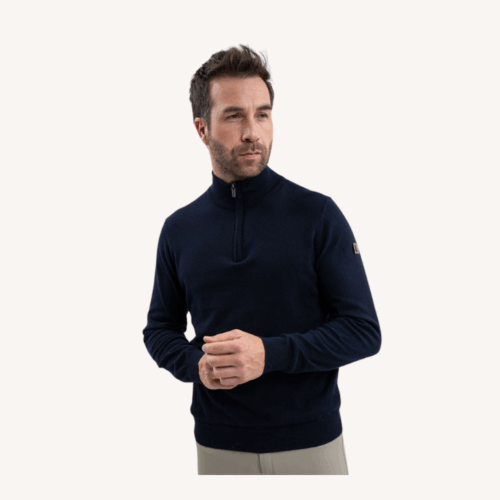 Harcour - Pull Parmo - bleu marine