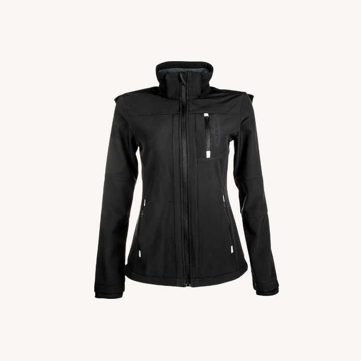 Hkm - Veste softshell junior - noir
