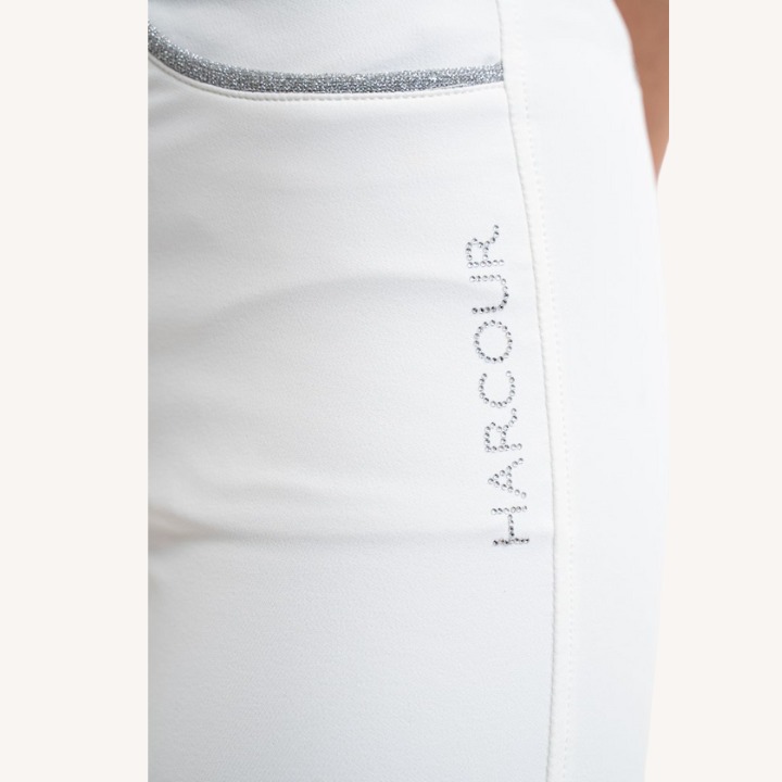 Harcour - Pantalon équitation Boogie - Full Seat - Blanc