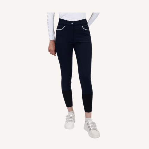 Harcour - Pantalon équitation Boogie - Full Seat - marine