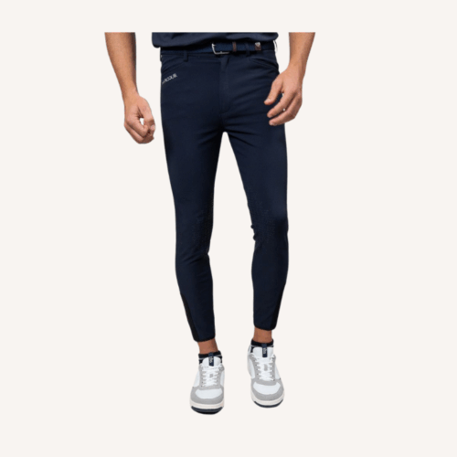 Harcour - Pantalon équitation Costaso - Fix System Grip - marine