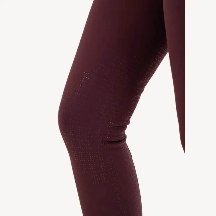 Harcour - Pantalon équitation Luce - Poche latérale - Aubergine