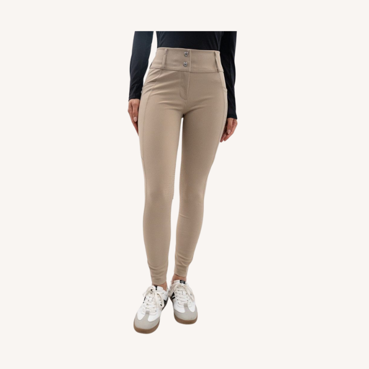 Harcour - Pantalon équitation Luce - Poche latérale - Beige
