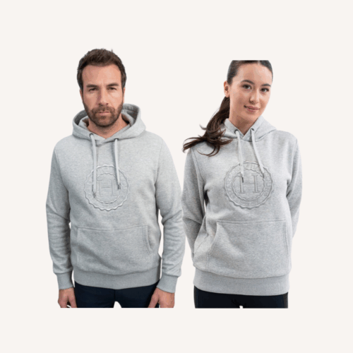 Harcour - Sweat Samy - Unisexe - gris chiné