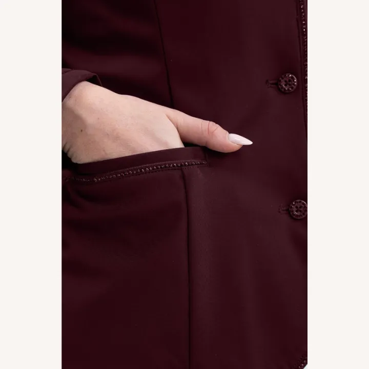 Harcour - Veste de concours Oria - Aubergine