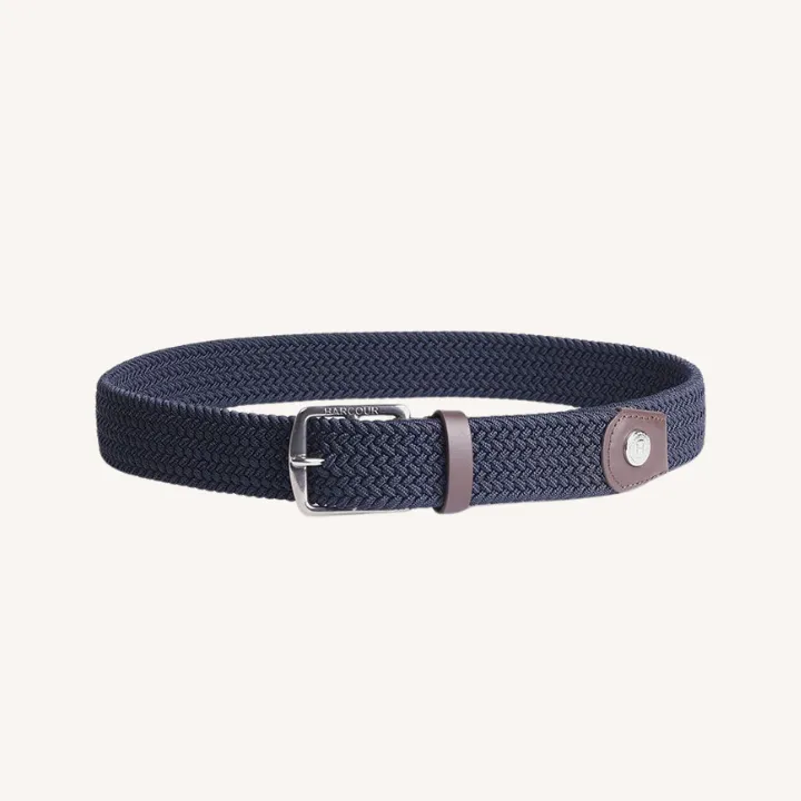 Harcour - Ceinture équitation Basta - Bleu Marine