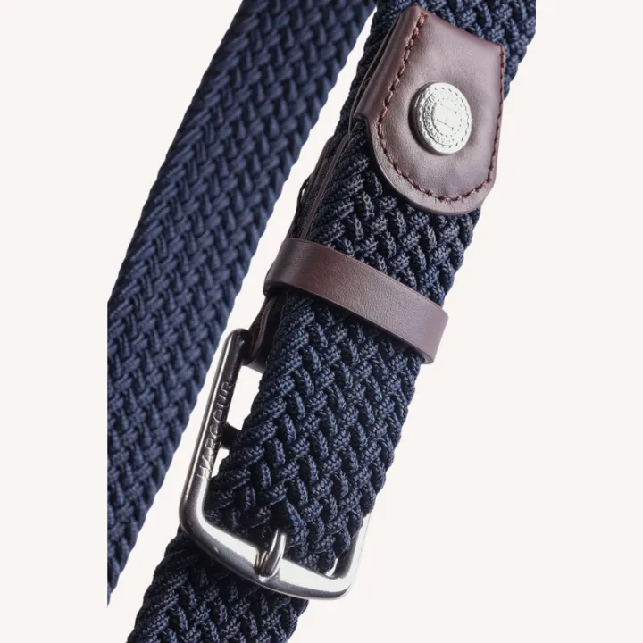Harcour - Ceinture équitation Basta - Bleu Marine