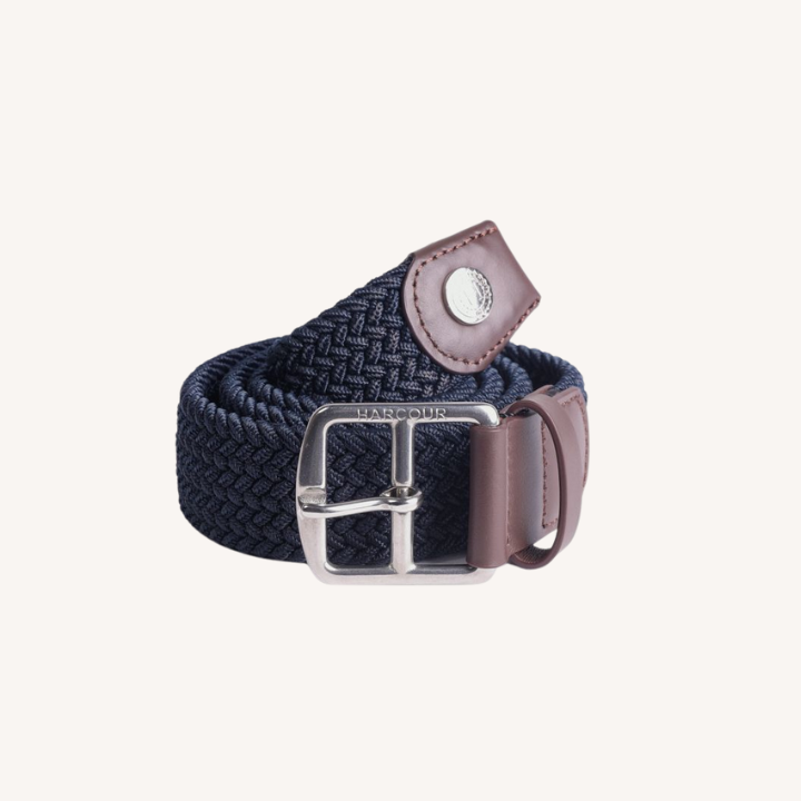 Harcour - Ceinture équitation Basta - Bleu Marine