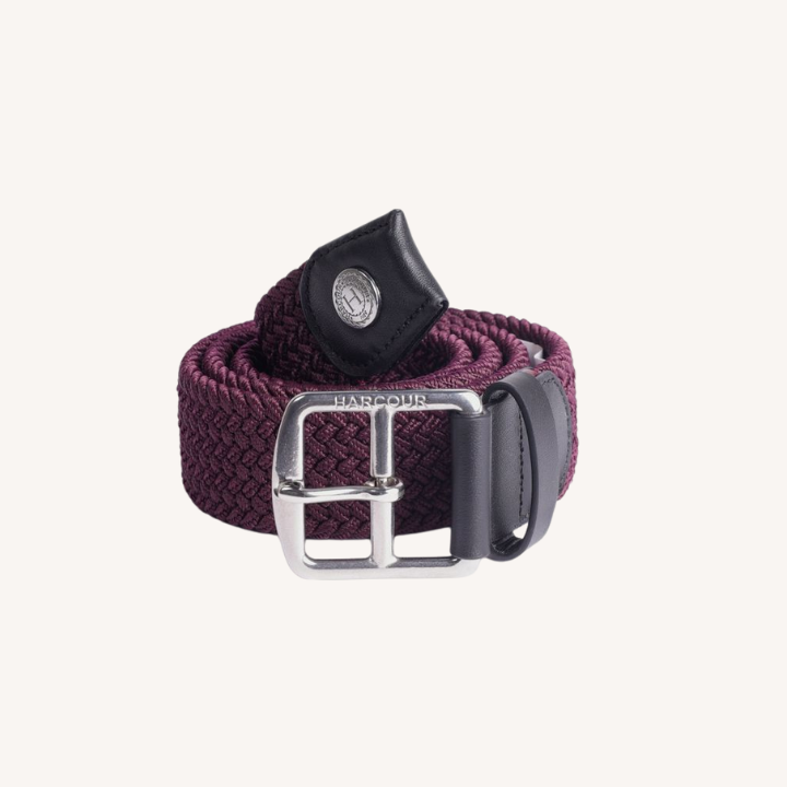 Harcour - Ceinture équitation Basta - aubergine