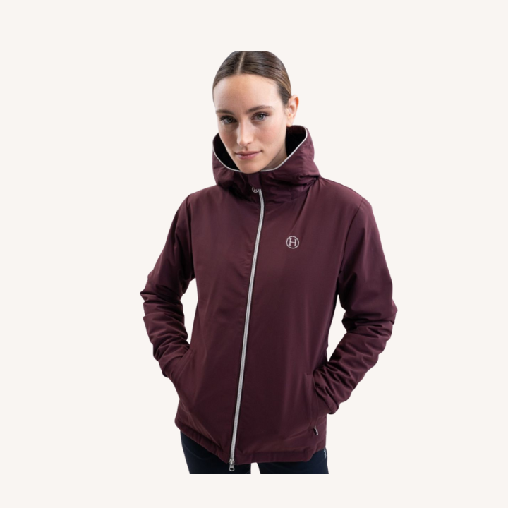 Harcour - Veste Simhat - Intérieur Fausse Fourrure - Aubergine