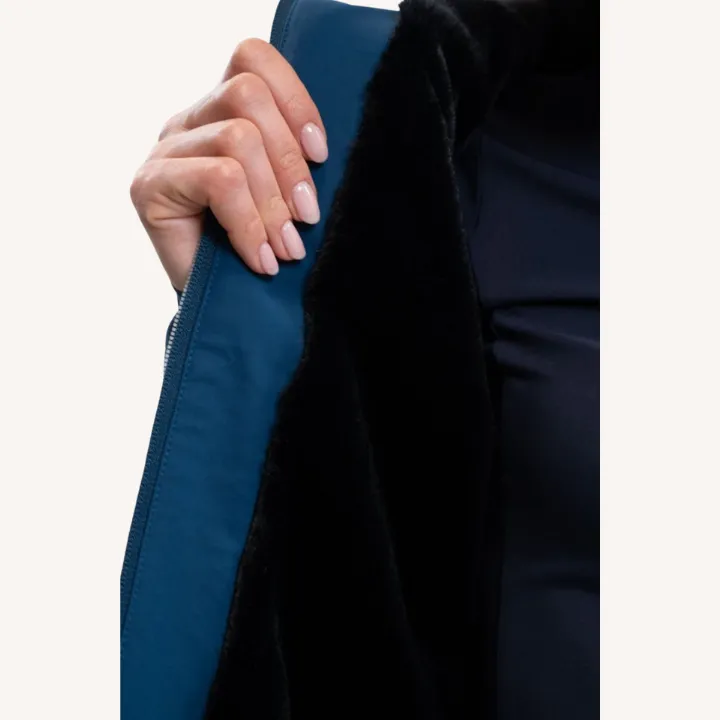 Harcour - Veste Simhat - Intérieur Fausse Fourrure - Bleu Lagon